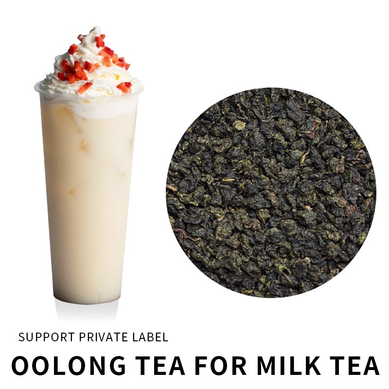 Organic milk boba bubble tea ingredients Jin Xuan Oolong Tea leaves