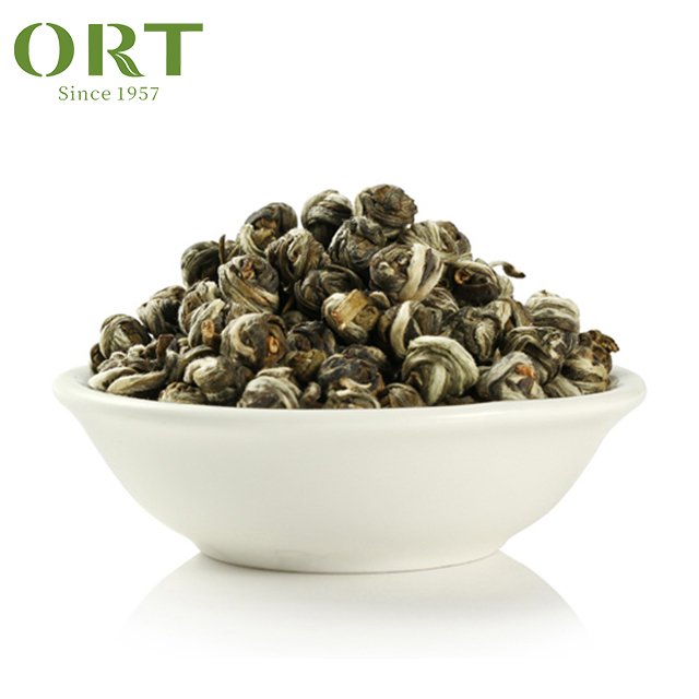 China Organic Slimming Green Dragon Pearl herbal jasmine tea with mixed flower