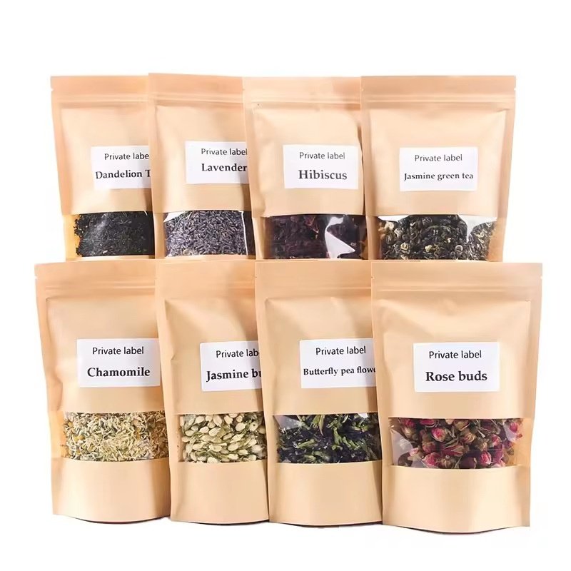 Wholesale Personalized Flavor Health Tea Dried Fruit Herbal Mix Various Cross-Border Scented Raw Materials Bags Bottles Boxes