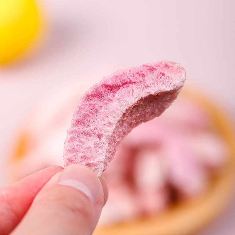 Freeze-dried peach, dried peach, peach slices, crispy diced fruit, baked, decoration, yellow peach, tea, commercial snacks