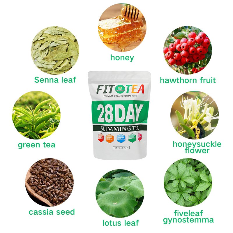 best-selling Private Label 28 Days Teatox Cleanse Fat Burning Weight Loss Products Belly Slimming Product Detox Tea