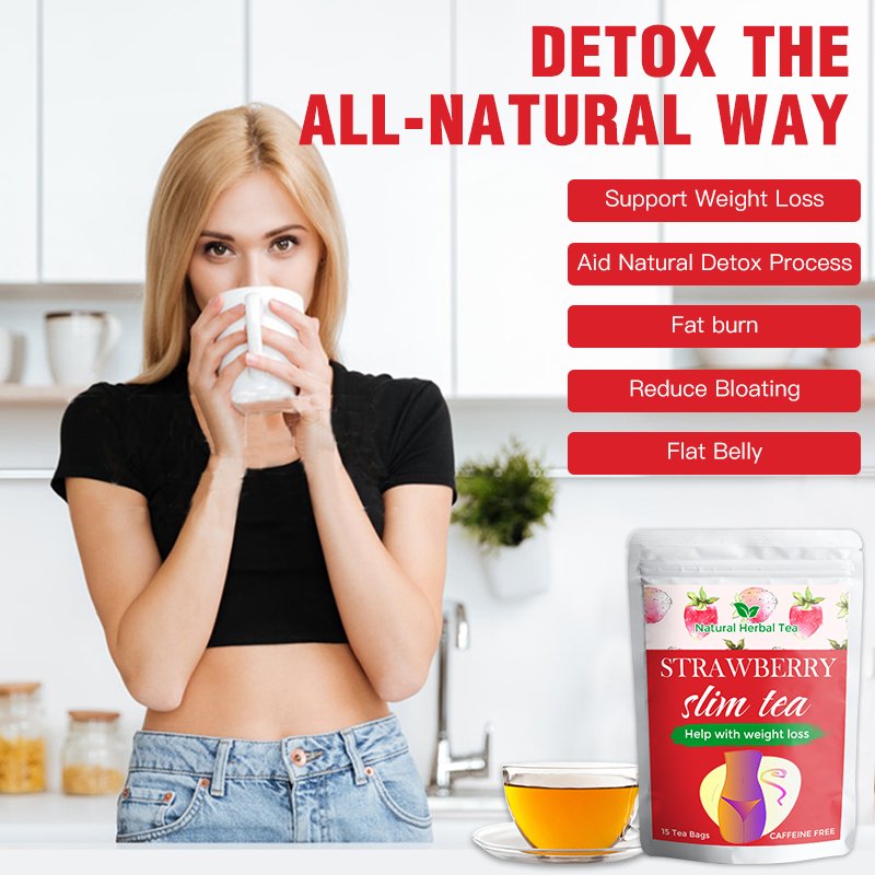 OEM weight management Herbal Tea diet Tea natural fruit flavor flat tummy tea detox cleanse