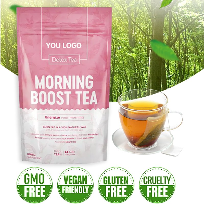 Factory Supply 14-Day Herbal Diet Tea Fast Weight Loss Slimming Tea for a Flat Tummy