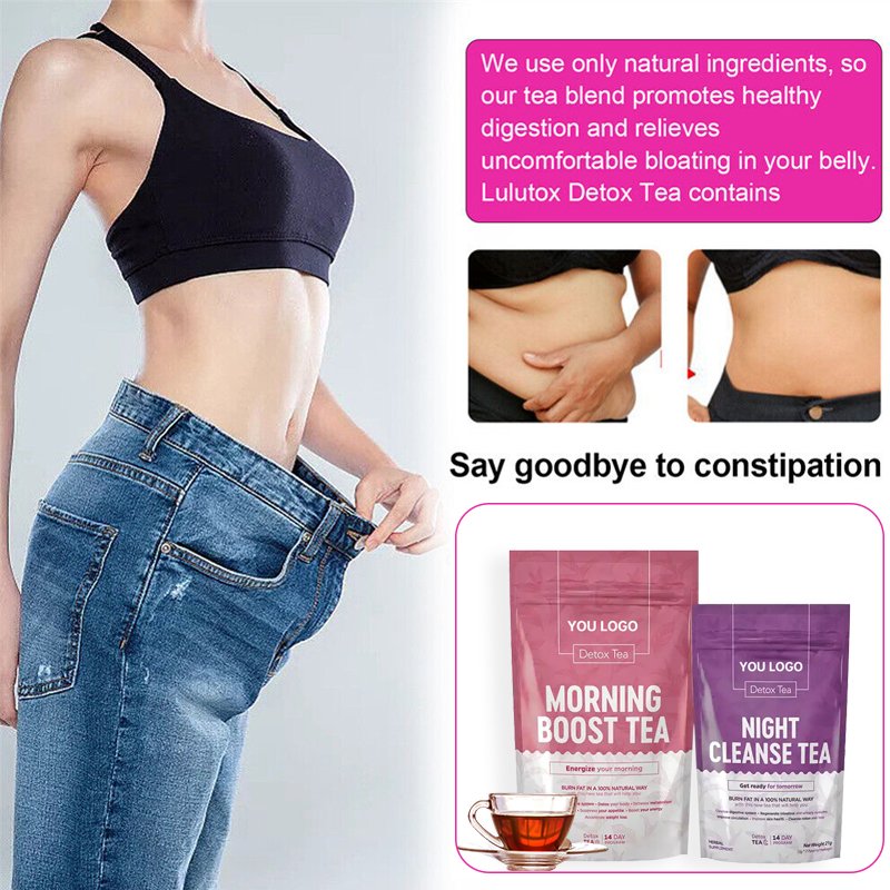 Factory Supply 14-Day Herbal Diet Tea Fast Weight Loss Slimming Tea for a Flat Tummy