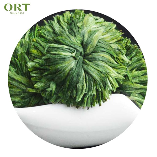Green Peony LvMu Dan Craft Green Tea Lucky Flower of Wealth from Anhui China Green Tea