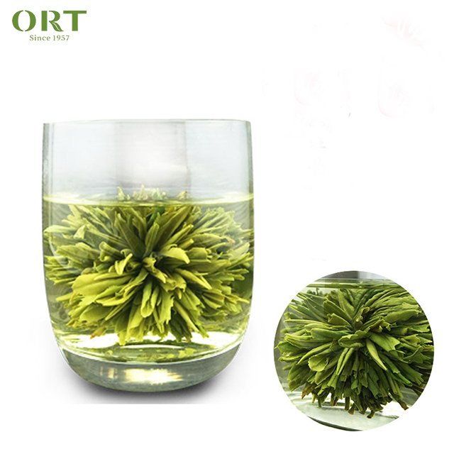 Green Peony LvMu Dan Craft Green Tea Lucky Flower of Wealth from Anhui China Green Tea
