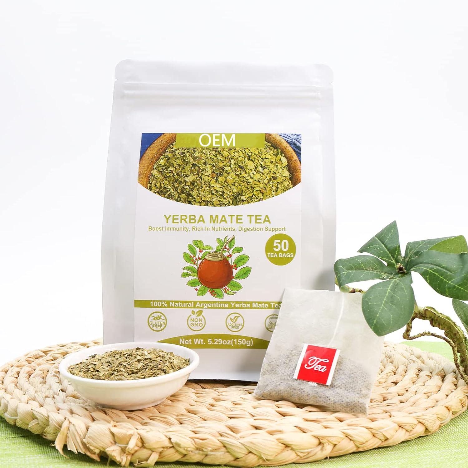 OEM 150 grams of 100% natural Yerba Mate tea, not smoked, rich in nutrients,non-gmo,slimming tea