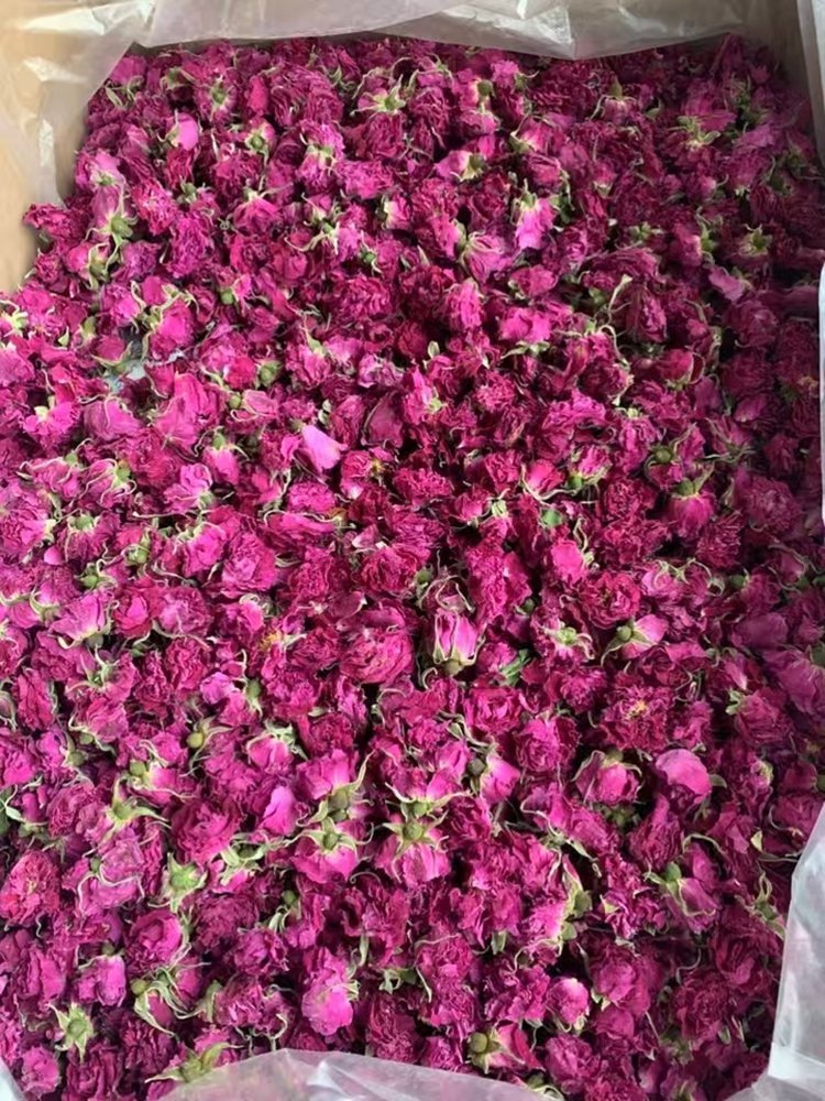 High quality Organic dried red rose buds flower blooming tea