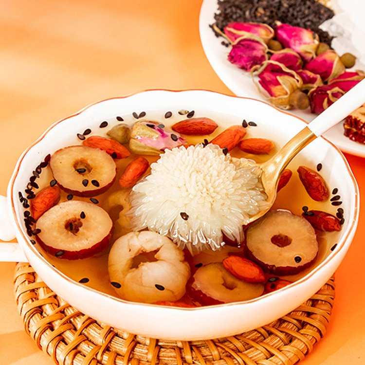 Beauty and health eight treasures tea raisin longan red jujube tea