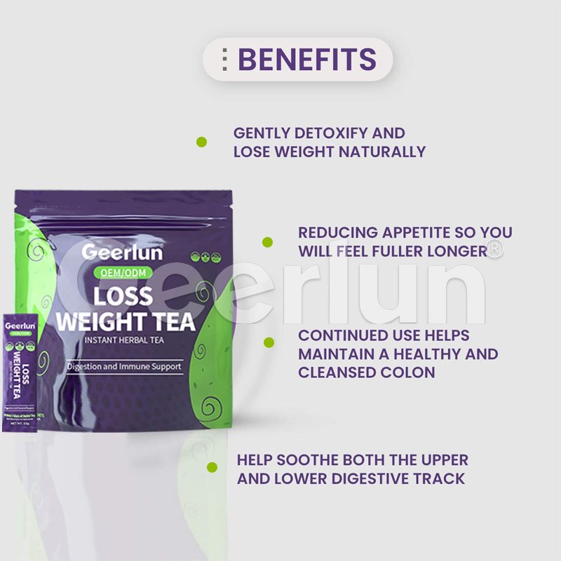 Hot New Product OEM ODM Fat Loss Supplement Beauty Flat Tummy Supplement Promotes Detoxifying Digestion Slimming Tea