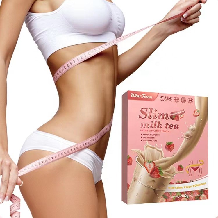 Own brand fruit-flavored meal replacement milkshake to lose weight fast to burn fat and lose weight milk tea slimming milk tea
