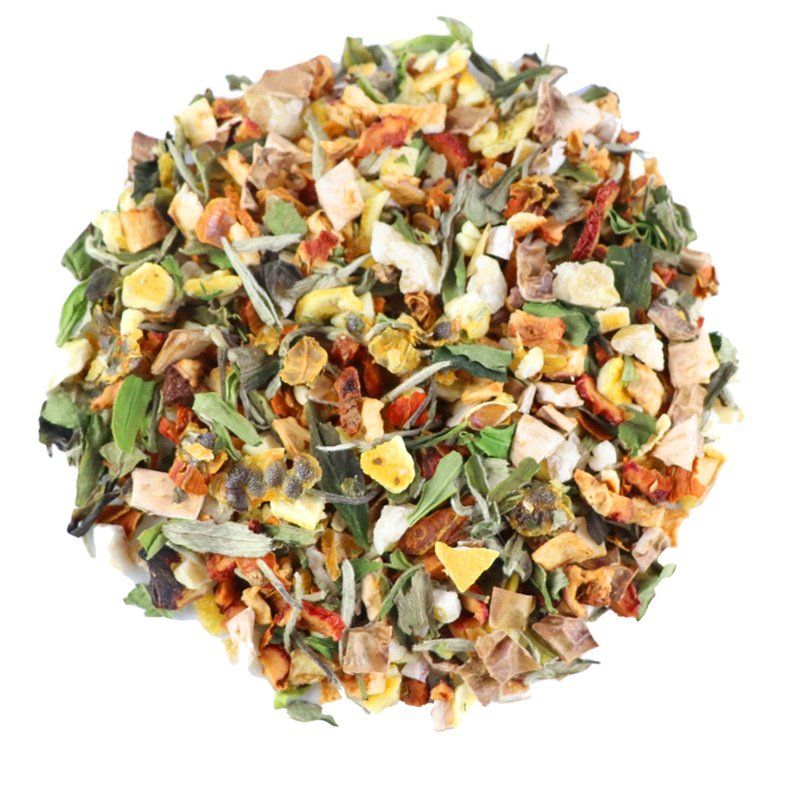 Passion fruit honey pomelo tea dried fruit mix flavor blended tea natural fragrance