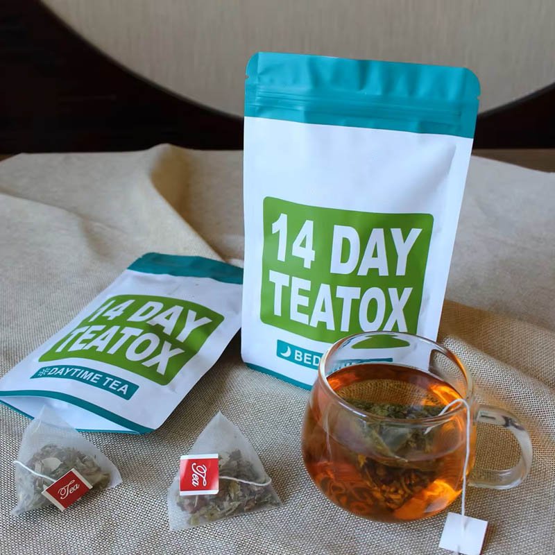 Selling 14 Day Detox Slim Flat Tummy Tea Bags Private Label Organic slim tea bags postpartum