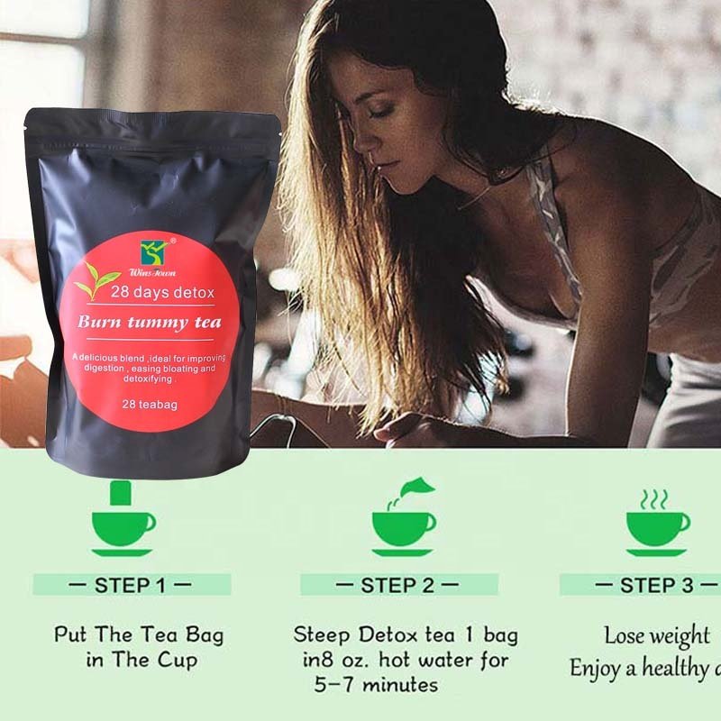 Customized flat slim tummy tea Private label slim 28 days fit diet sliming tea detox weight loss tea belly fat burn