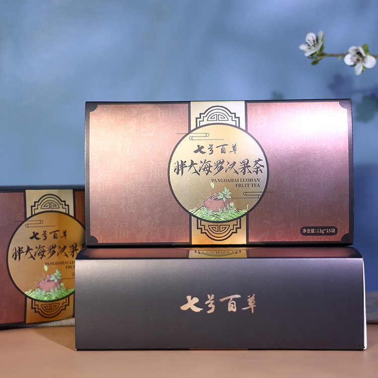 Pang da hai Luo han guo herbal moisturizing throat tea sterculia lychnophora momordica grosvenori tea