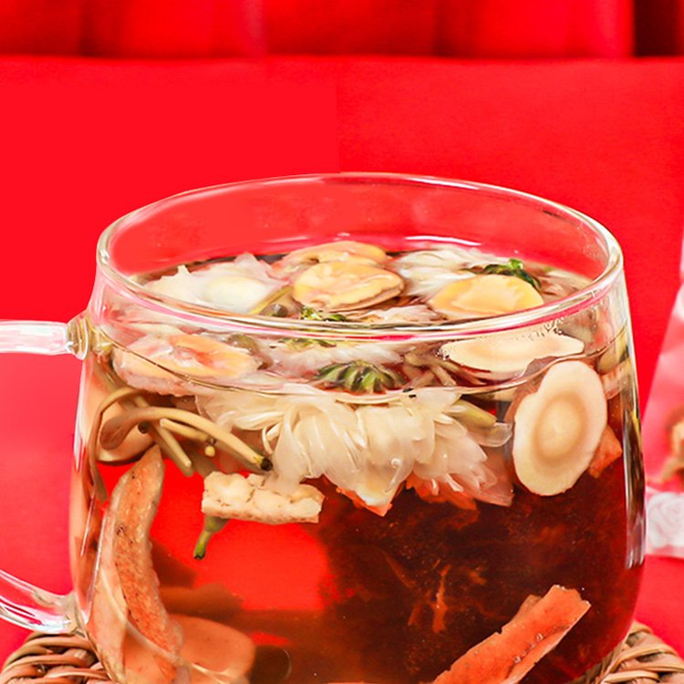 Pang da hai Luo han guo herbal moisturizing throat tea sterculia lychnophora momordica grosvenori tea
