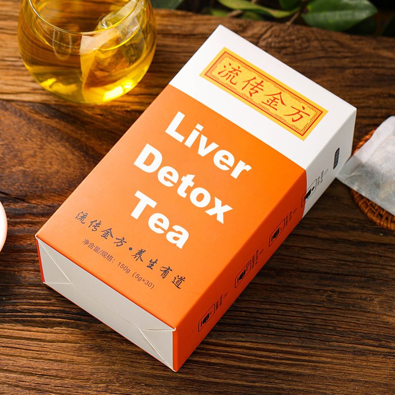 Liver Cleansing Detox Herbal Tea Nourishing Liver Health Protective Tea Bag for smoker and Drinker