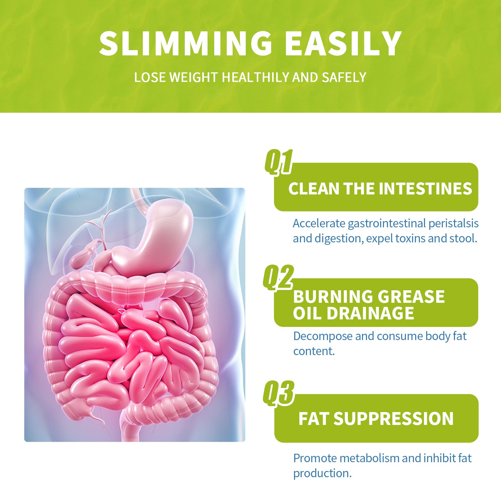 Natural Slimming Tea Organic Fat Burn Slimming Detox Weight Loss Herbal Skinny fit Tea For Female 10bags/box