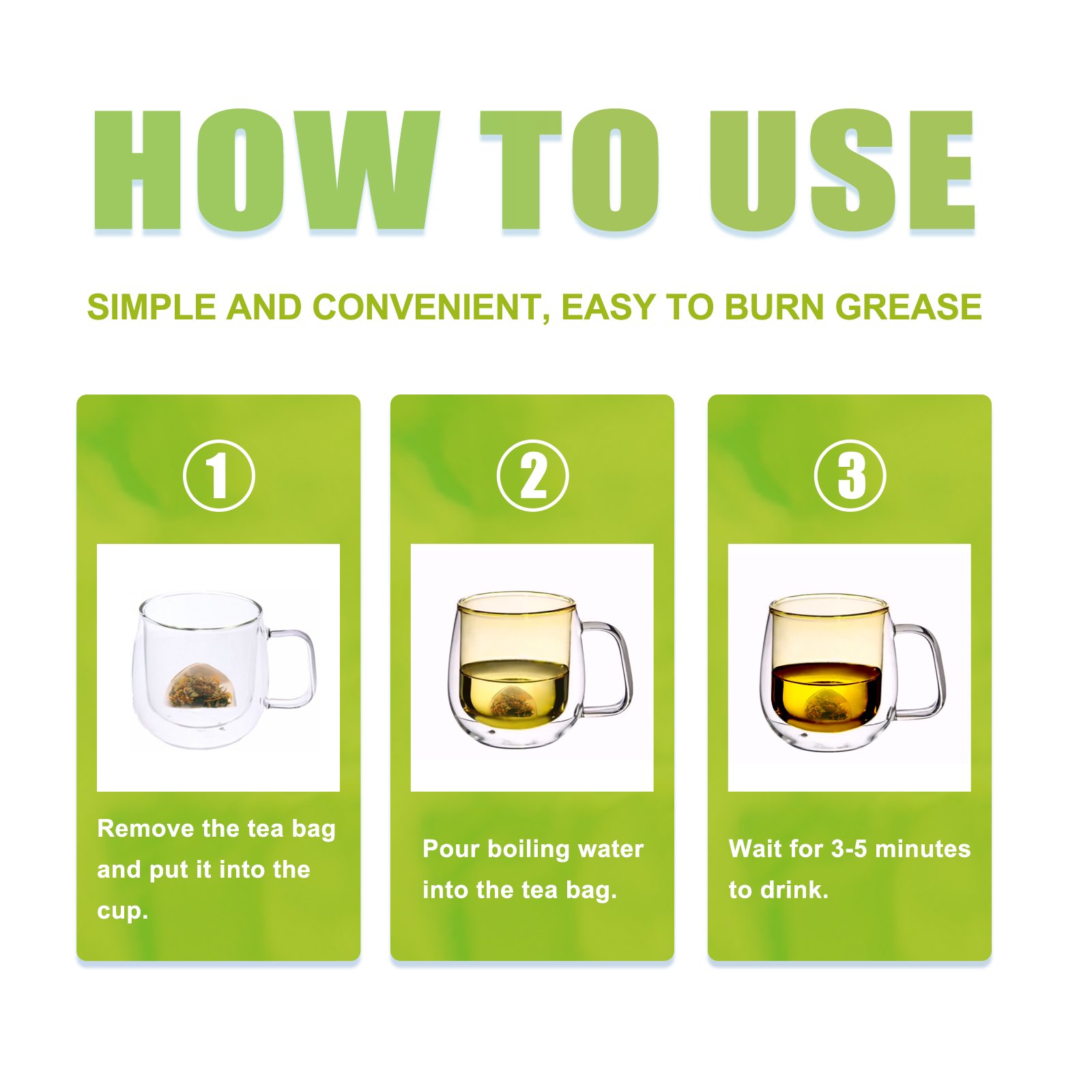 Natural Slimming Tea Organic Fat Burn Slimming Detox Weight Loss Herbal Skinny fit Tea For Female 10bags/box
