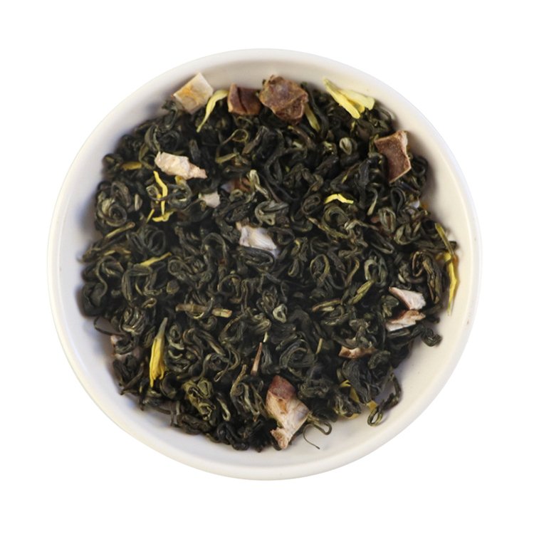 OEM Wholesale Custom Various Flavored Green Tea Healthy Slimming Passion Fruit Green Tea