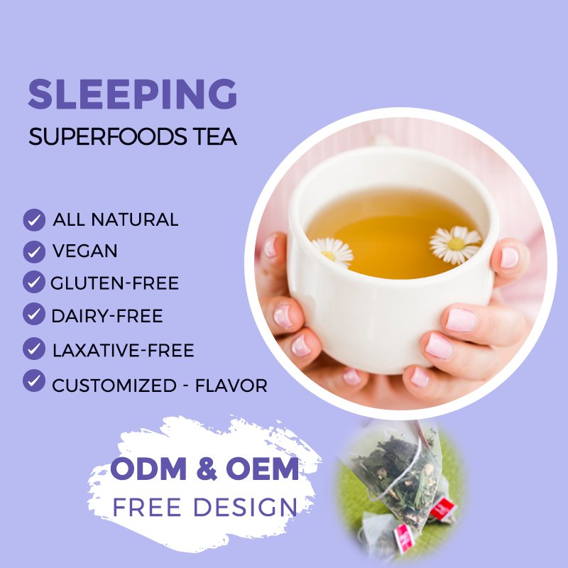 Private Label OEM & ODM 14 days detox tea herbal tea for sleep