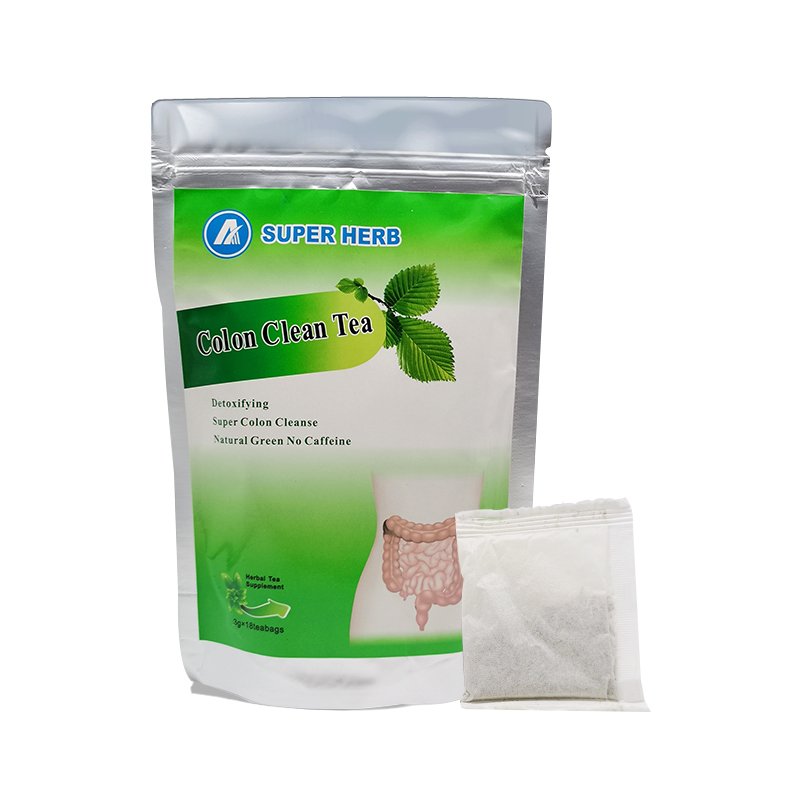 Super Herb Best Selling Detox Flat Tummy Colon Cleanse Tea Green Tea Prevents Constipation Tea