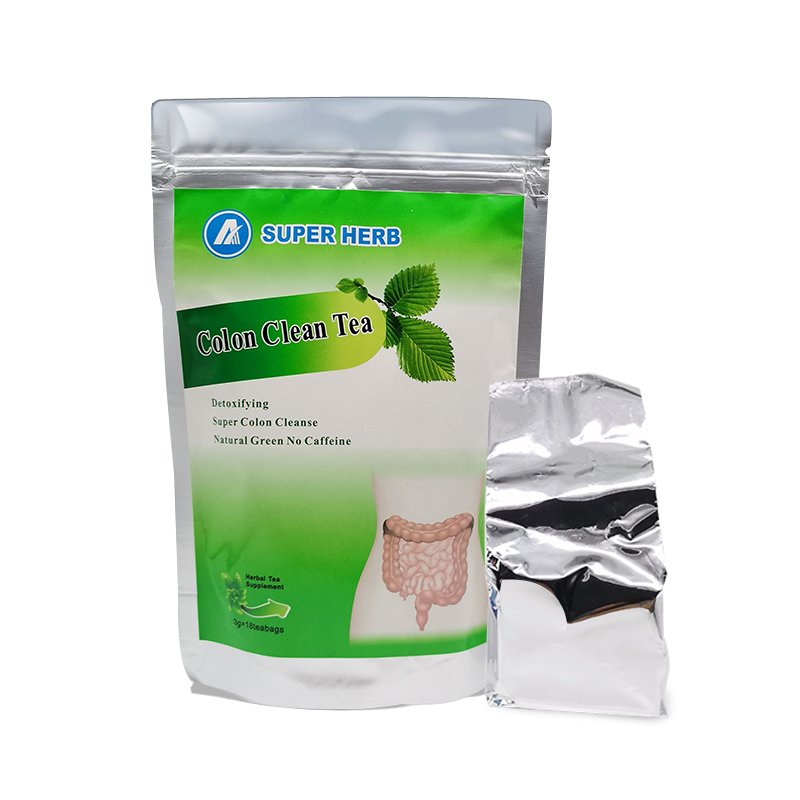 Super Herb Best Selling Detox Flat Tummy Colon Cleanse Tea Green Tea Prevents Constipation Tea