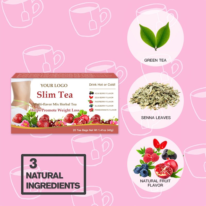 Herbal Custom Diet Tea Dried Powerful Senna Leaf organic Flat Tummy Tea Slim Tea