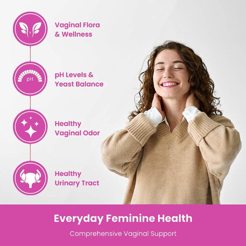 Private label Vaginal Probiotics Women pH Balance Vaginal Health Supplement Vaginal Flora capsules womb detox tea