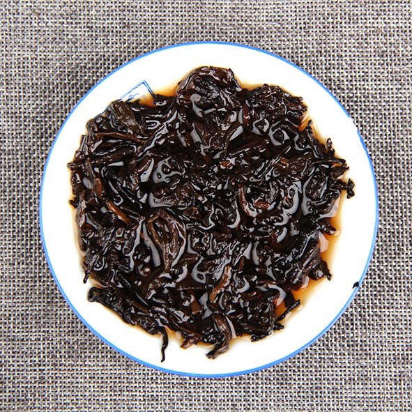 Famous Chinese Yunnan puer tea cake shu puerh qi zi bing cha fermented compressed tea cake 357 gram