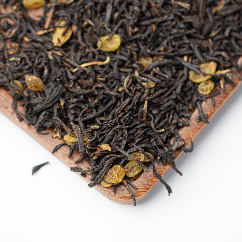 Private Label Dried Fruit yunnan Black Tea 500g summer drink Grape Black Tea milk bubble boba tea