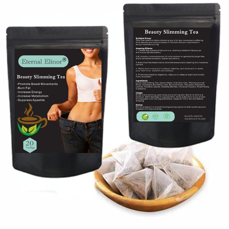 Private label low moq free design ddp shipping Eternalelinor effective body fat burning milk tea