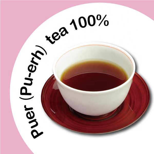 Slimming tea puer soft drink for weight loss diet slim pu erh puerh tea health beauty product made in Japan OEM available