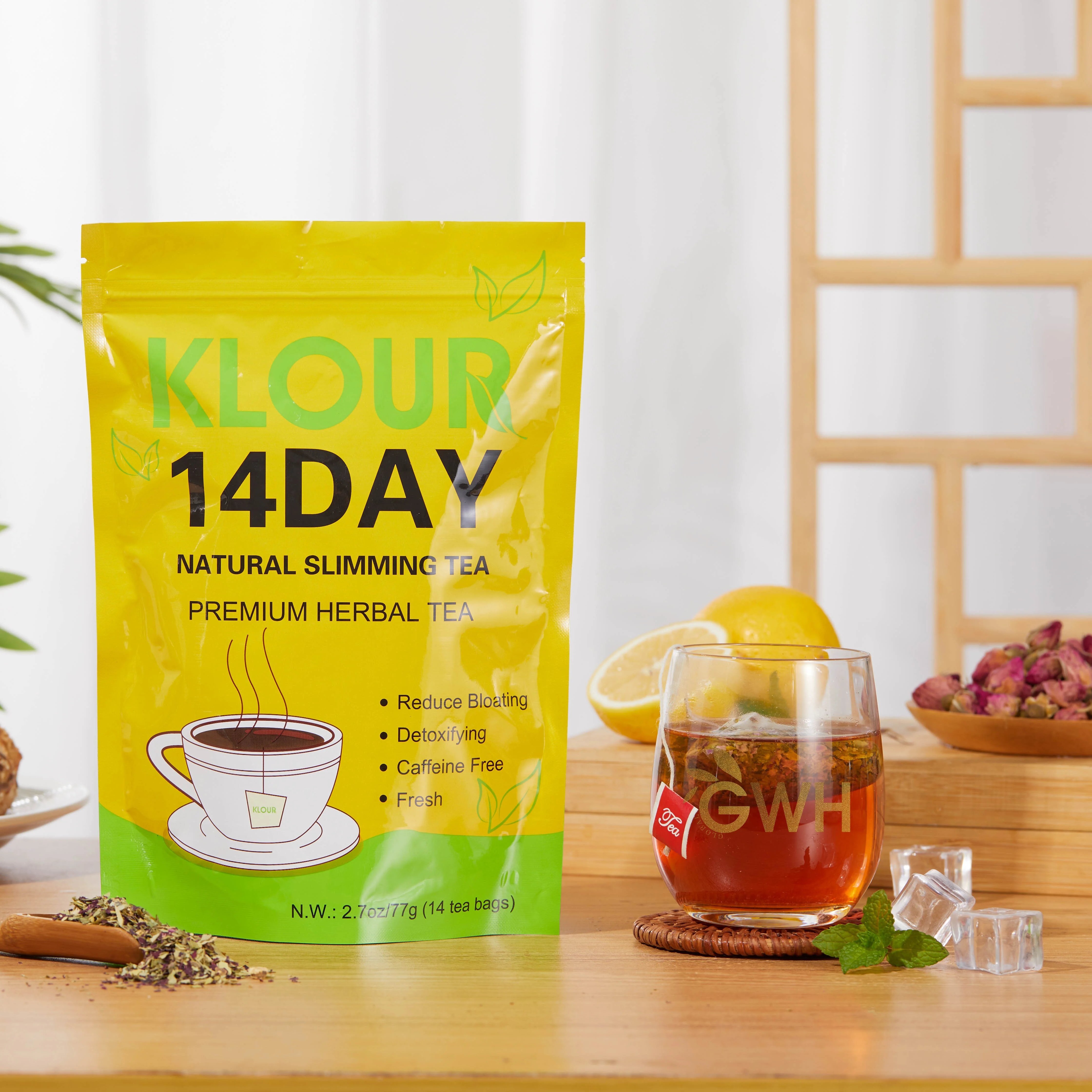 Detox Slim Natural Herbal Tea bags Private Label Organic Herbal Weight Loss Detox Tea Bags