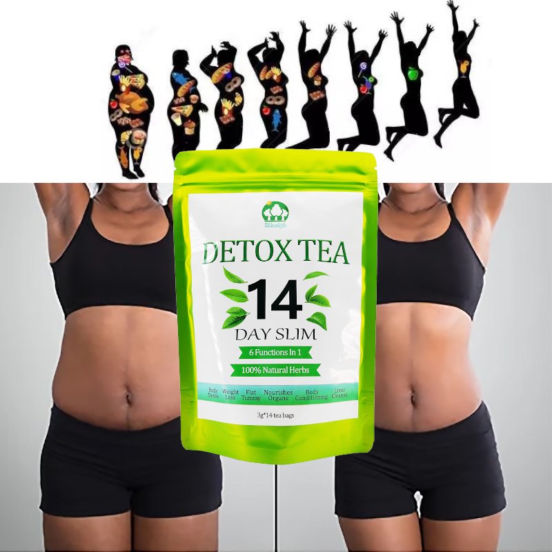 Popular Brazil Repurchase Perda de peso Uk barriga Limpar o figado 14 day detox tea weight lose nature herbs