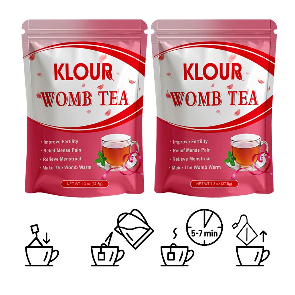 Organic tea mix for women with menstrual pain irregular uterus detoxification tea