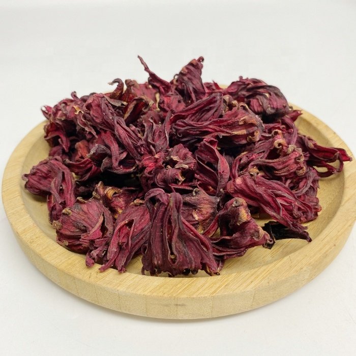 Hibiscus Flower Bulk Natural Organic Dried Red Roselle Hibiscus Whole Flower Loose Herbs Tea Detox Slim Tea