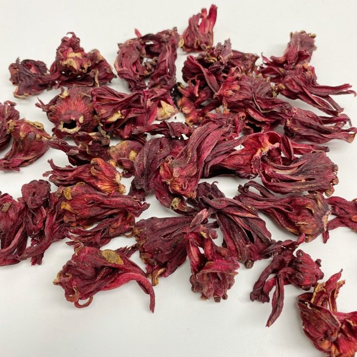 Hibiscus Flower Bulk Natural Organic Dried Red Roselle Hibiscus Whole Flower Loose Herbs Tea Detox Slim Tea