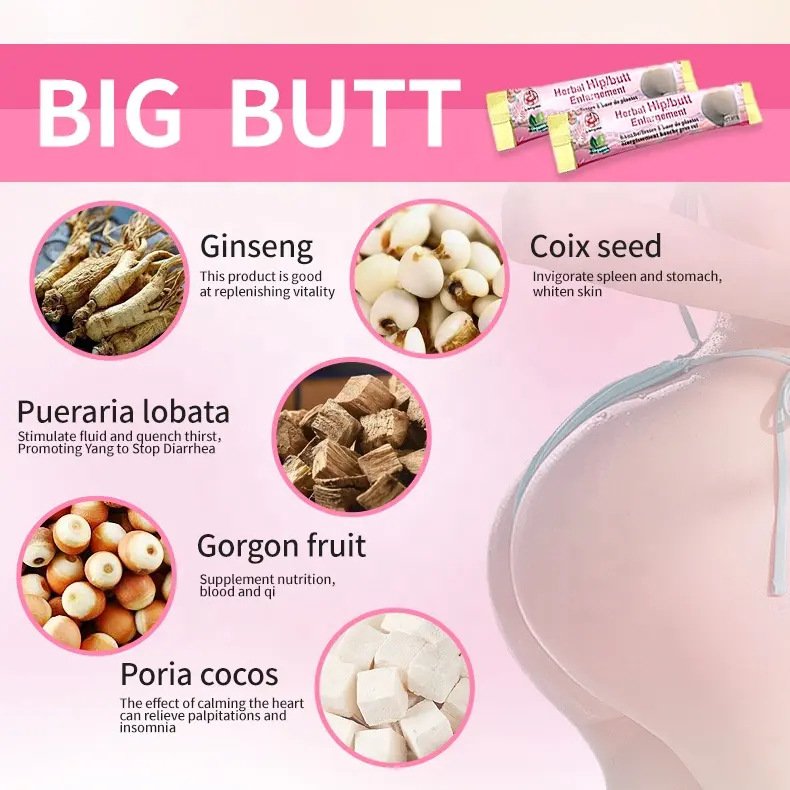 Sexy Tight Buttocks Organic Butt Enhancement Tea for Women