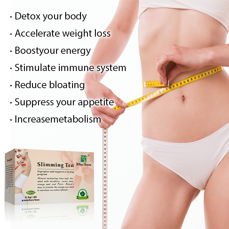 Hot Selling Organic Tetox Herbal Flat Tummy Slimming Tea Natural Beauty Detox Strength Tea Skinny Weight Loss Tea Bag Packaging