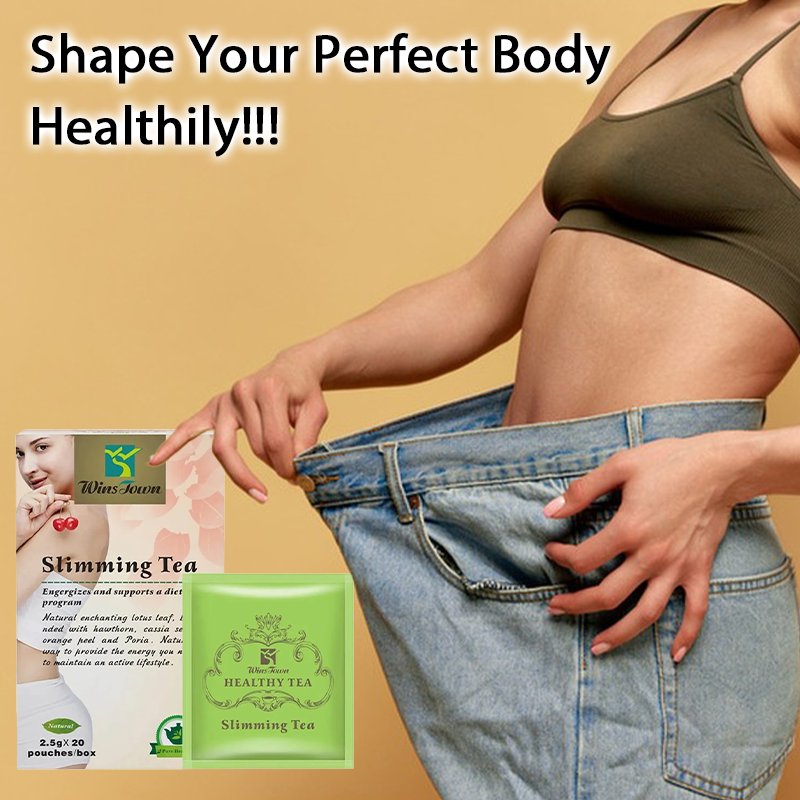 Hot Selling Organic Tetox Herbal Flat Tummy Slimming Tea Natural Beauty Detox Strength Tea Skinny Weight Loss Tea Bag Packaging