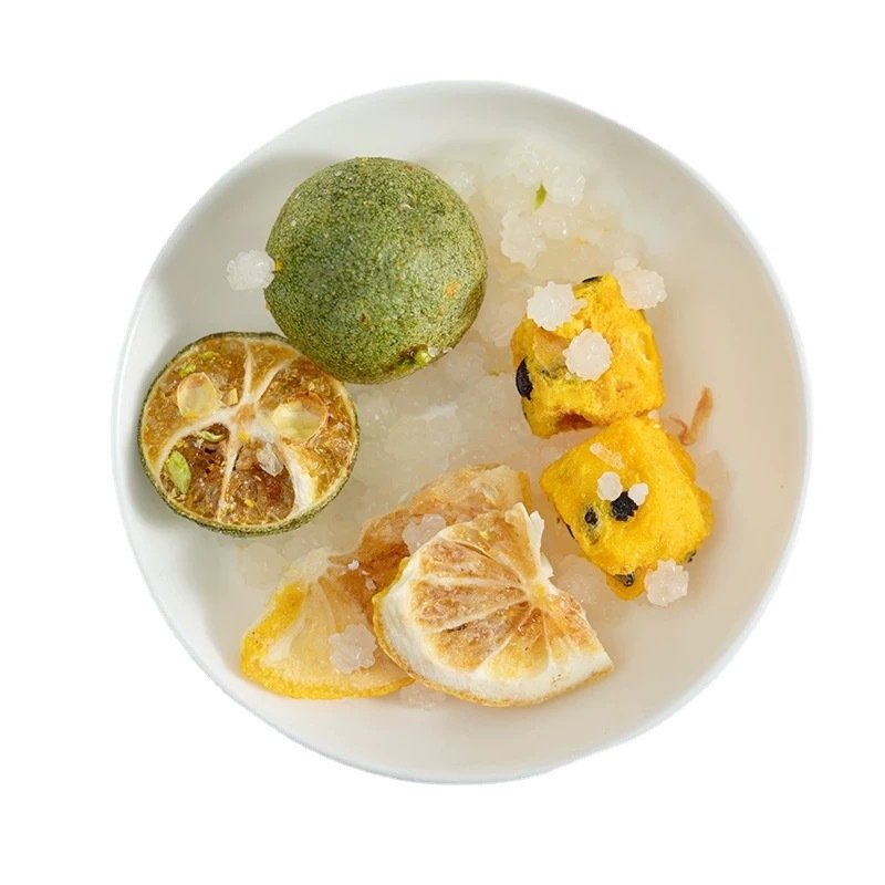 Factory Direct Sales Cold Brewed Kumquat Lemon Passion Fruit Tea in Independent Triangular Bag Non-Boiling Tea Bagged
