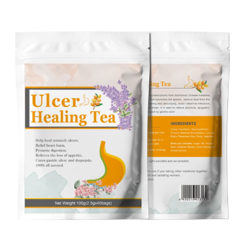 OEM ChinaTraditional 100% Natural Herbs Made Ulcer Improve Stomach Health Tea Protective Lung Tea