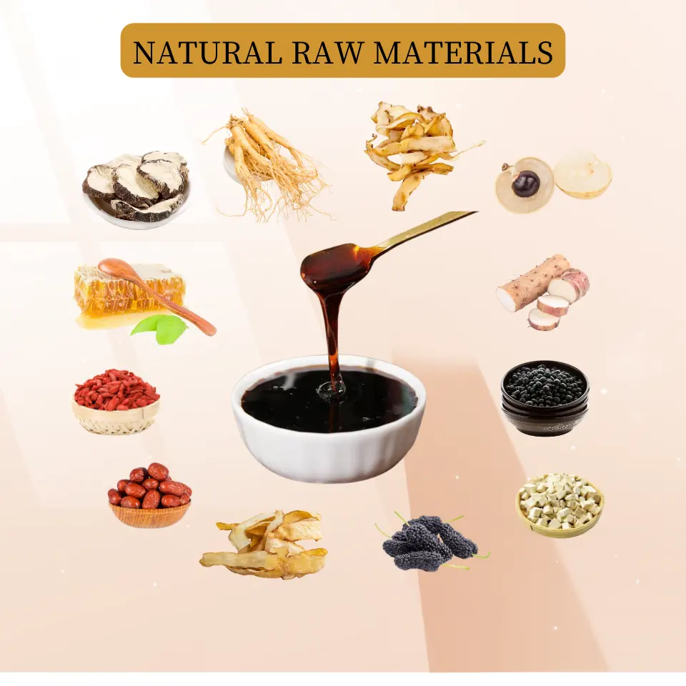 2024 New Arrival Royal King Organic Honey Men's Sexual Enhancement Dried Tea in Bottle Detox and Slimming Features for Adults