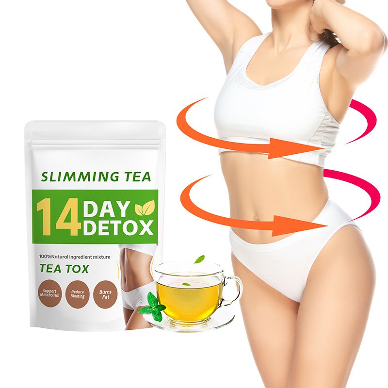 Chinaherbs private label 14 days detox slimming tea stimulate metabolism Flat tummy tea slim tea to organic