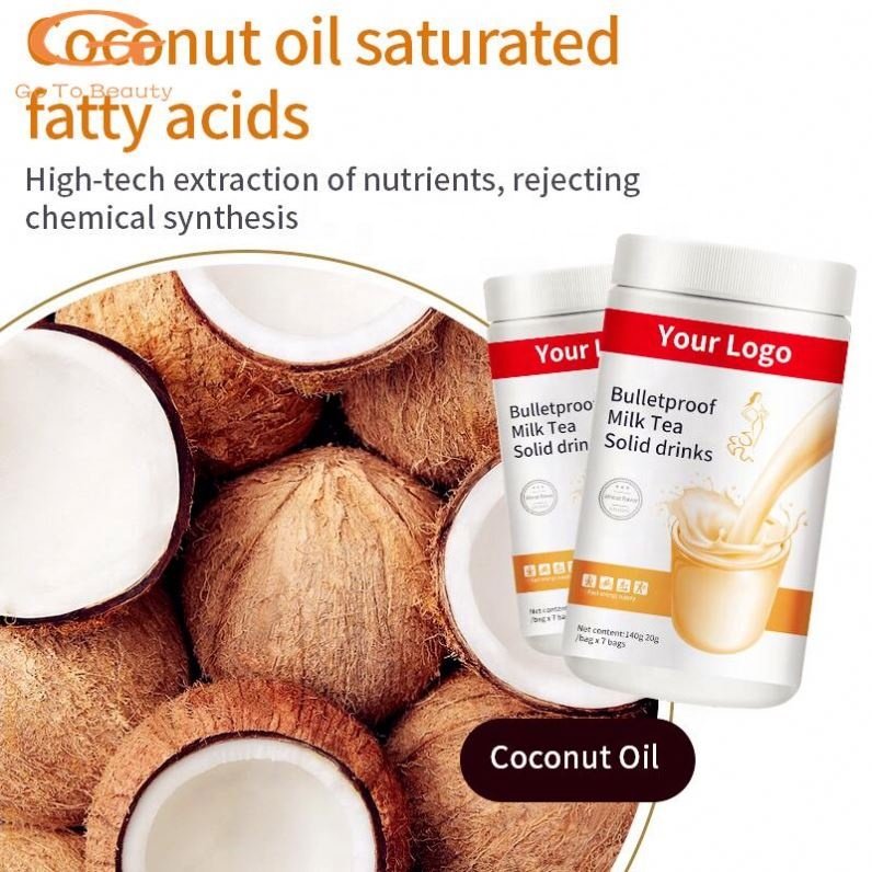 Gotobeauty Private label original flavor milk tea instant meal replacement shake milkshake powder Fat burning instant milk tea