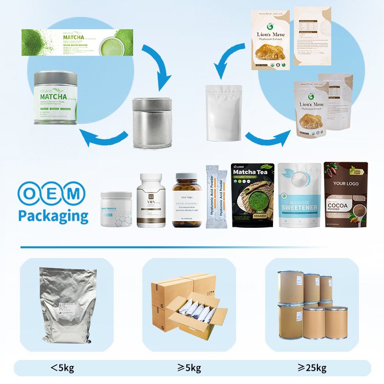 OEM Tin Can Private Label Organic Ceremonial Grade Matcha Green Tea Powder