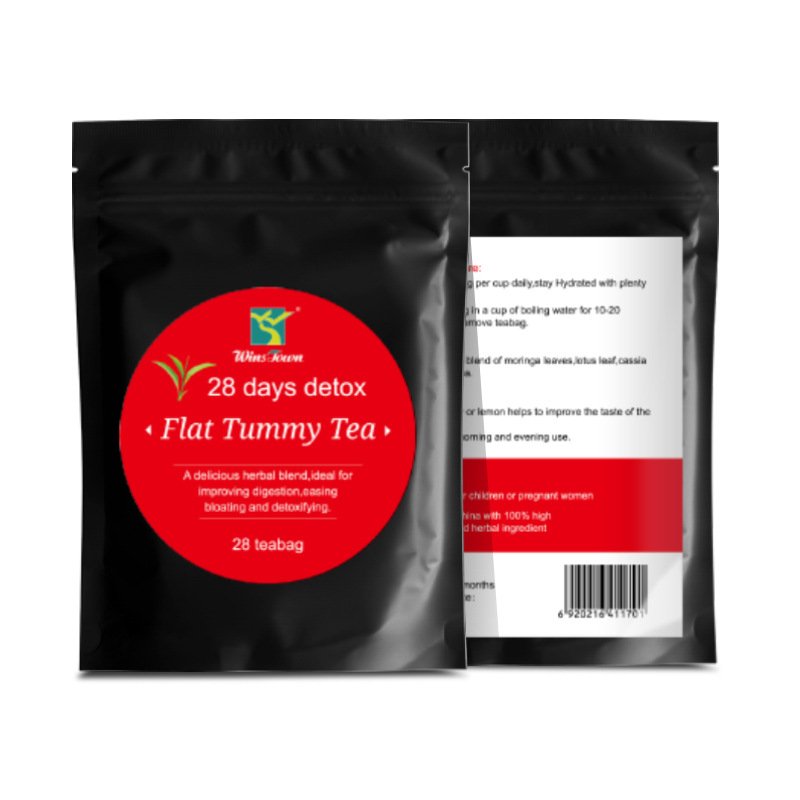 Chinese herbal pure natural 28day detox slimming tea flat tummy tea