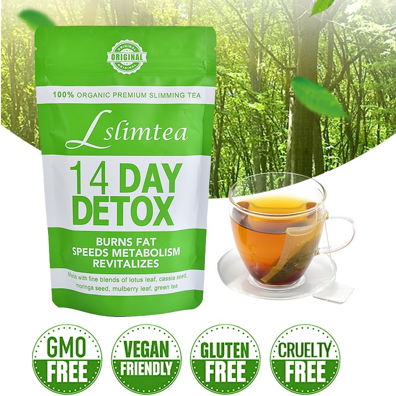Chinaherbs flat tummy detox tea Colon Cleanse Private Label With Green tea slimming teas