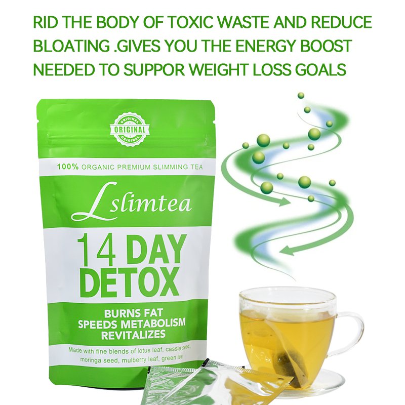 Chinaherbs flat tummy detox tea Colon Cleanse Private Label With Green tea slimming teas